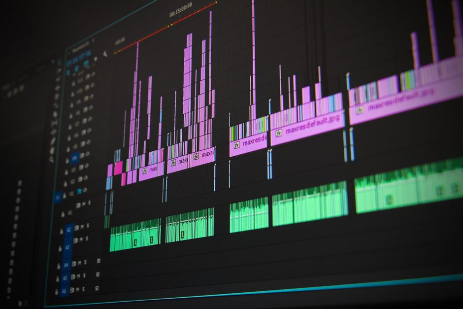 video editing software dashboard