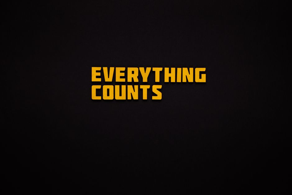 bold text overlay video