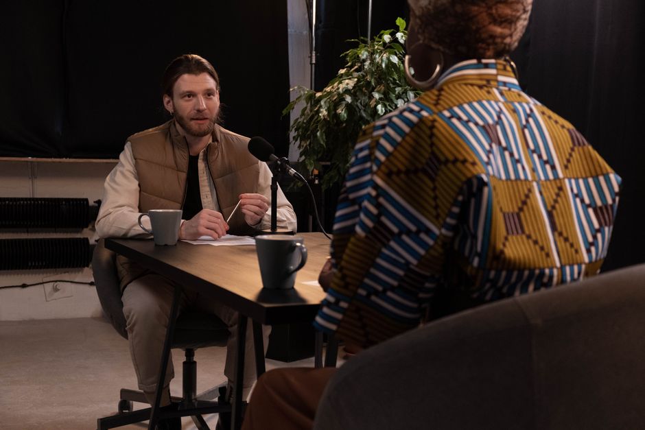 talk show set