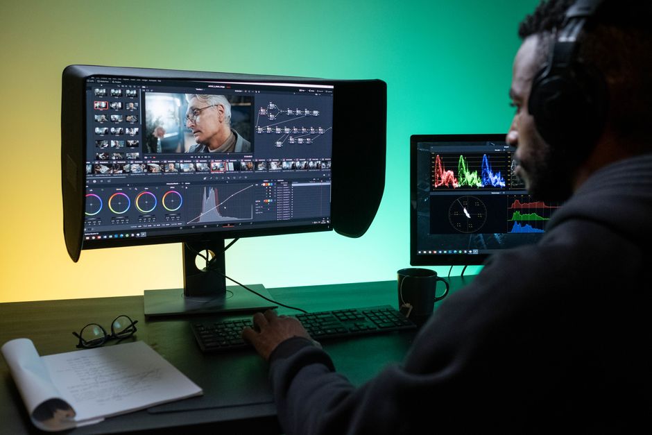 split screen editing